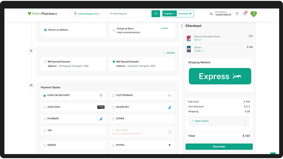 Ecommerce Website